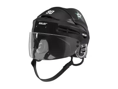 Hockey Helmet Dallas Stars 3D model