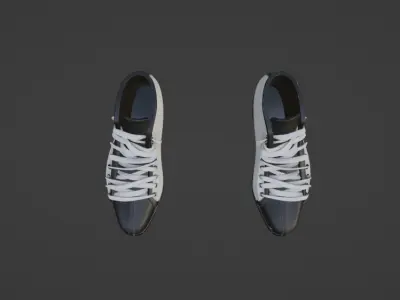 Current Ice Skate Low-poly 3D model