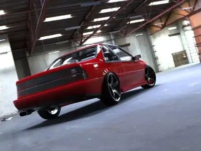 Chevrolet Beretta Low-poly 3D model