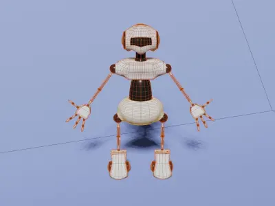 Basic robot Free 3D model