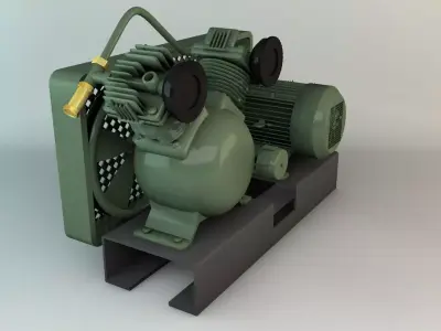 Compressor Motor 3D model