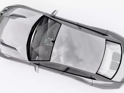 Lamborghini Estoque  2008 Low-poly 3D model