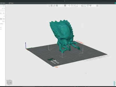 Alien Skull Artifact 3D print model