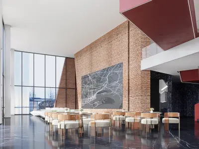 lobby interior 3D model