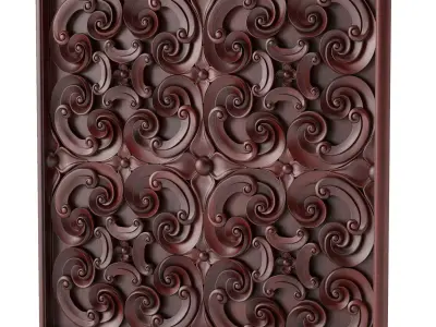 Decorative panel 5 3D model purchase