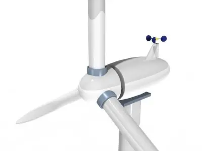 wind turbine 3D model