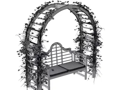 Bougainvillea - Gate Garden 3D model
