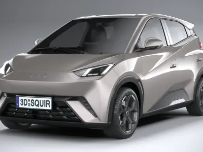 BYD Dolphin Mini 2025 3D model