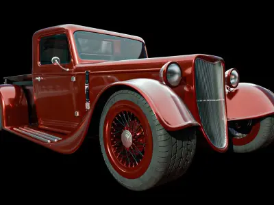 vintage vehicle 3D model