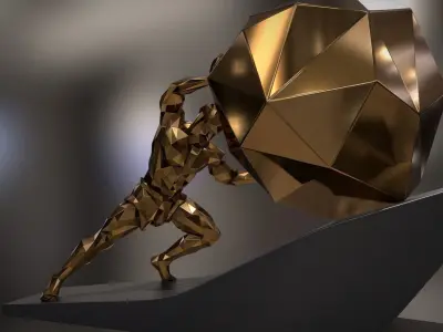 Sisyphus - The Eternal Struggle 3D model
