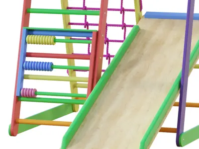 Childrens sports shelter for home-Kind-Start 3D model