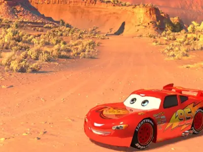 Lightning Mcqueen Low Poly Low-poly 3D model