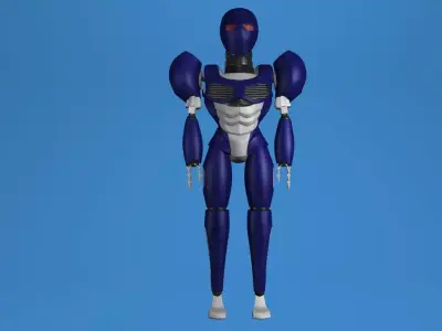 Sci-Fi Robot Free 3D model
