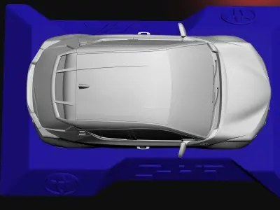 TOYOTA C-HR 2017 3D MODEL FOR 3D PRINTING STL FILES 3D print model