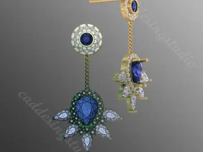 Earrings  iz2 3D print model