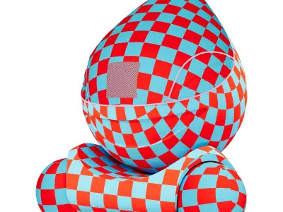 Stunning solar powered concept cars from Peugeot - Ecofriend Low-poly 3D model