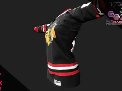 NHL Jersey 3D model