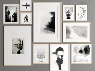 Collection of 11 Art Frames