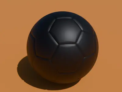 Realistic 3D Soccer Ball 3D model