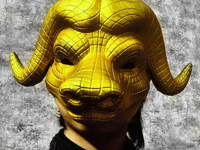 Squid Game Mask - Vip Buffalo Mask Cosplay 3D print model