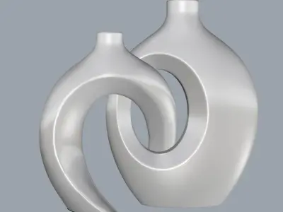 Double Vase 3D Model 3D print model