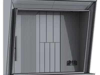 Entrance Low-poly 3D model purchase