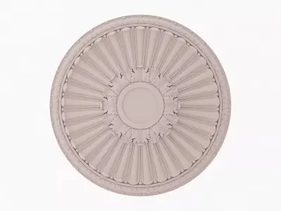 Classic Ceiling Medallion 32 3D model