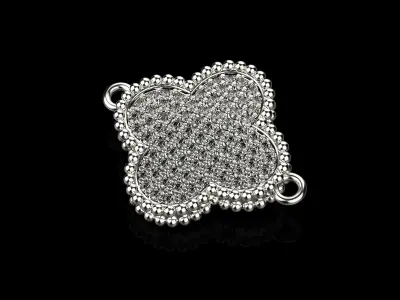 Van cliff Braclet 3d model 3D print model