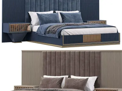 Valentin Metal Bed By Luxury Collection 3D model