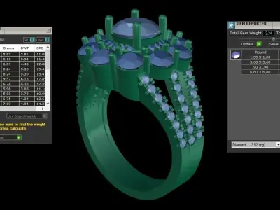 ring code 73 3D print model
