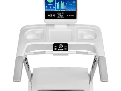 Treadmill FitLogic White 3D model