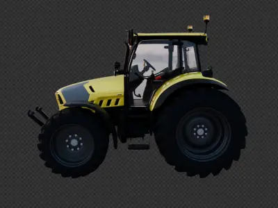Tractor 3D model from CGTrader