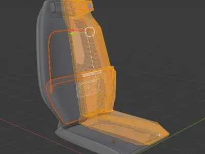 Car seat concept model - Concept Fiona 3D model