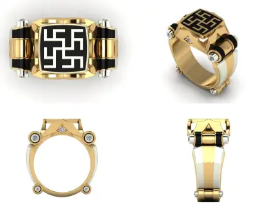 Ring akr 16 3D print model