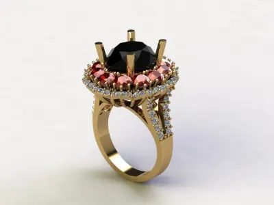R239 Ring design cad file 3D model