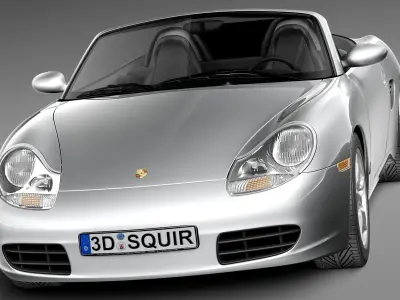 Porsche Boxster S 1996-2004 3D model