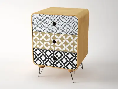 VidaXL Retro Tables 3D model