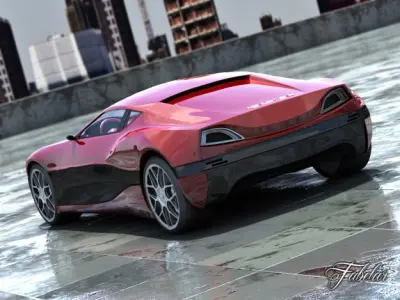 Rimac Concept One 2 0 3D model