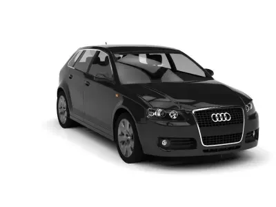 Audi A3 Sportback 2008 3D model