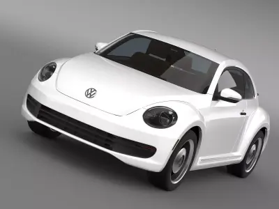 Volkswagen Beetle Classic 2015 3D model