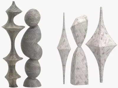 Sculpture 43 Monumental decoration 3D model