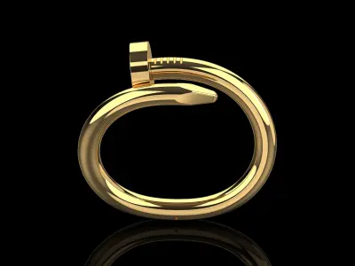 Juste un clou Bracelet Large model 17 Size N194 3D print model