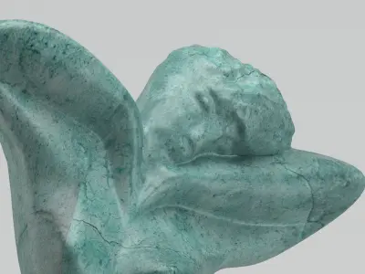 Pierre BRUN Sculpture Modigliani 3D model