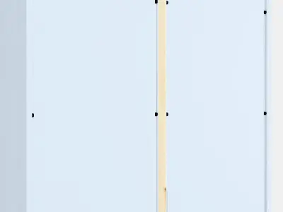 HAVSTA Glass-door cabinet 5 3D model