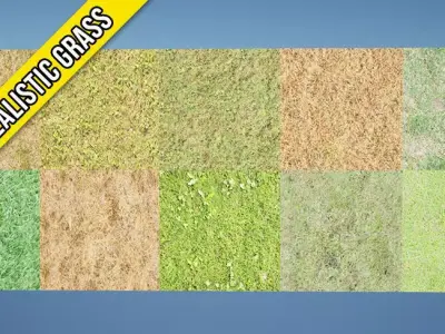 Photorealistic Grass Textures in 4K Texture