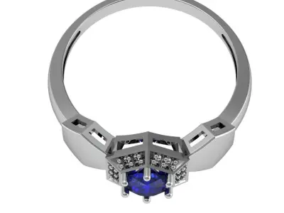 Ring Luxury set  3D print model