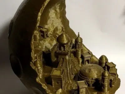 Moon city Free 3D print model
