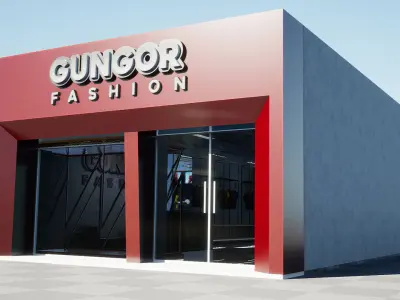 Gungor Fashion - Unreal Engine Project Low-poly 3D model