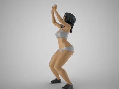 Volleyball Girl 3 3D print model