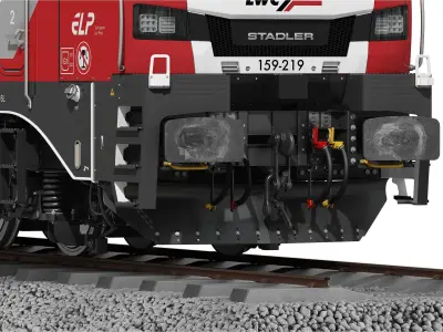 Stadler Euro Dual Lappwaldbahn Cargo 3D model